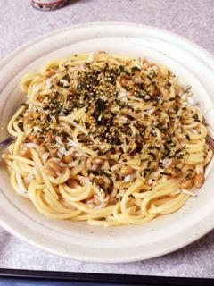 シラスと納豆の和風スパゲッティ-レシピのメイン写真