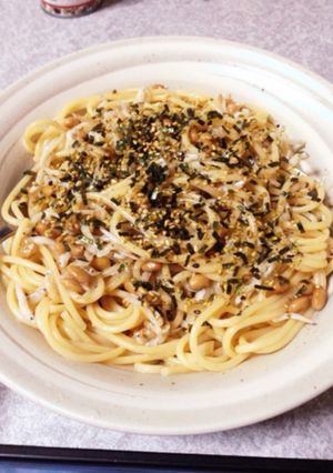 シラスと納豆の和風スパゲッティ-レシピのメイン写真