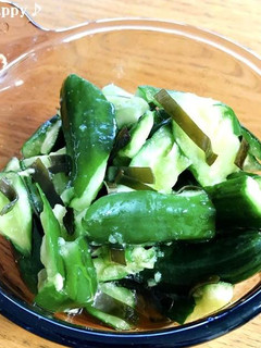 混ぜるだけ♪きゅうりと昆布の韓国風和物-レシピのメイン写真