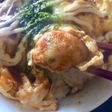 俺流!新感覚たこ焼きオム丼