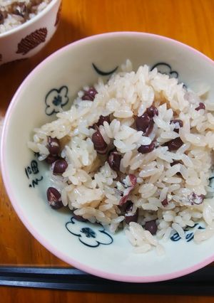 赤飯と小豆茶-レシピのメイン写真