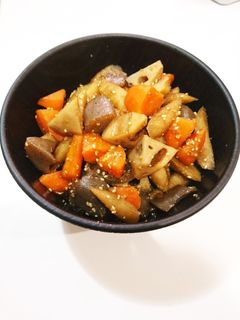 しっかり歯ごたえ♪ごろごろきんぴら-レシピのメイン写真