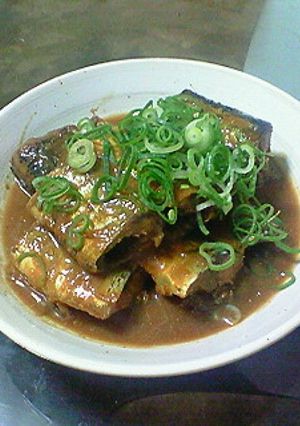 骨まで愛して♪さんまの味噌煮-レシピのメイン写真
