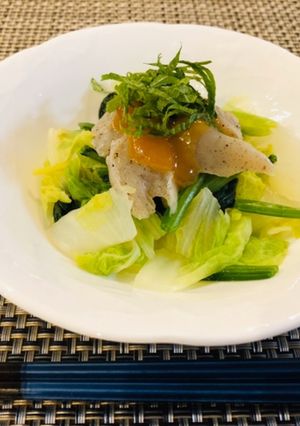 蒟蒻と白菜の柚子味噌田楽♡-レシピのメイン写真
