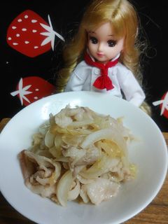 リカちゃん♡新玉甘酢生姜 漬け豚バラ炒め-レシピのメイン写真