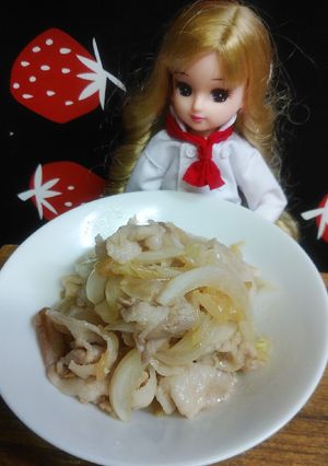 リカちゃん♡新玉甘酢生姜 漬け豚バラ炒め-レシピのメイン写真