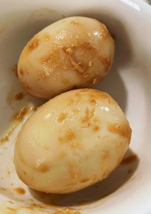 ゆで卵の味噌漬け-レシピのメイン写真