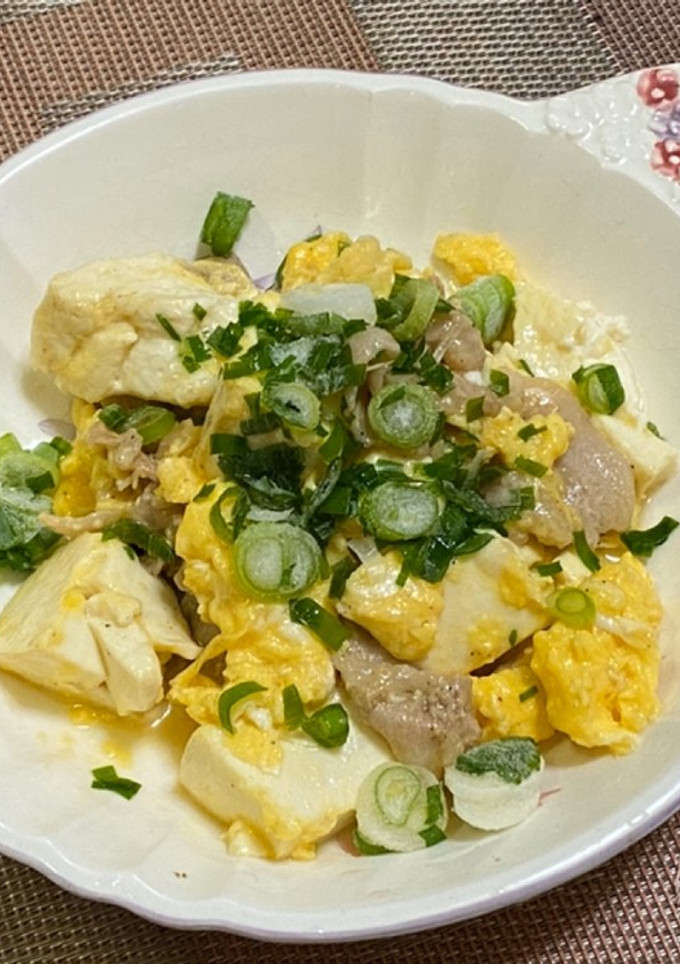 豚バラと豆腐の卵とじ-レシピのメイン写真
