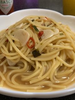 ◇簡単◇松茸のお吸い物でワンポットパスタ-レシピのメイン写真