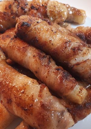 ふとん焼き（生麩の豚バラ肉巻き焼き）-レシピのメイン写真