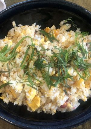 梅としらすの和風チャーハン-レシピのメイン写真