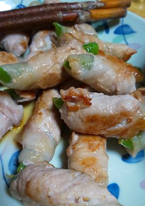 スナップえんどうの肉巻き-レシピのメイン写真