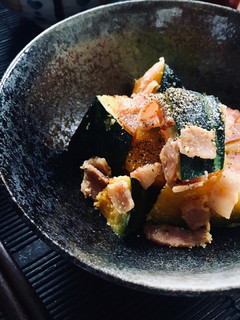かぼちゃサラダ(カルボナーラ風)-レシピのメイン写真