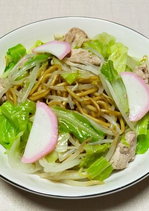 焼きそば＋ちゃんぽんで焼きちゃんぽん-レシピのメイン写真
