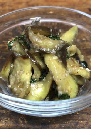 簡単おかず♪なすの大葉味噌炒め-レシピのメイン写真