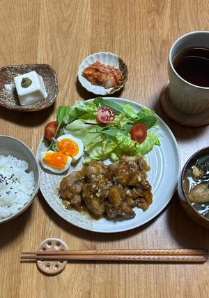 簡単！油淋鶏定食-レシピのメイン写真