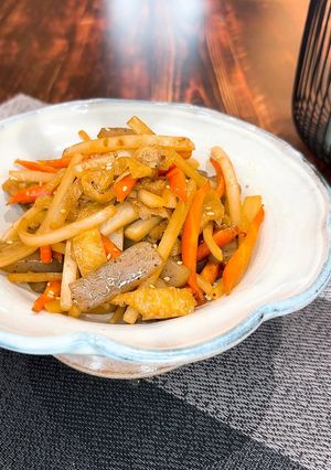 もったいないを美味しく◎大根の皮きんぴら-レシピのメイン写真