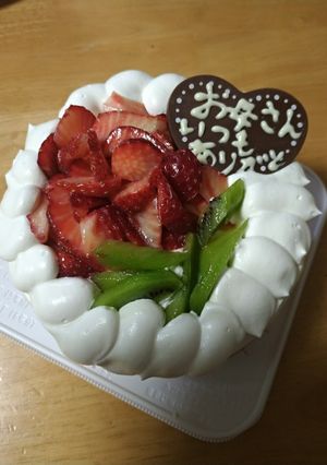 母の日にレアチーズのフレジェ風-レシピのメイン写真