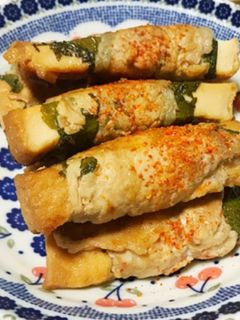 厚揚げと大葉のさっぱりポン酢肉巻き-レシピのメイン写真