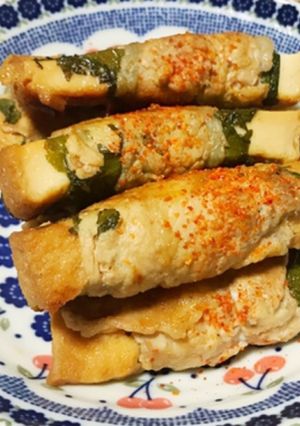 厚揚げと大葉のさっぱりポン酢肉巻き-レシピのメイン写真