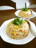 ふんわり炒り卵の鮭フレークde簡単炒飯♪