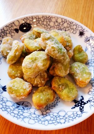 そら豆嫌いでも食べられる！フライドそら豆-レシピのメイン写真