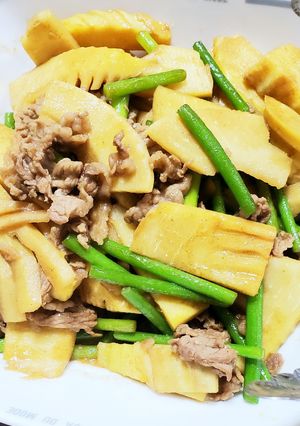 旨!筍と牛肉のオイスター炒め♪-レシピのメイン写真