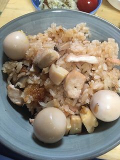 炊飯器で鶏肉おこわ-レシピのメイン写真