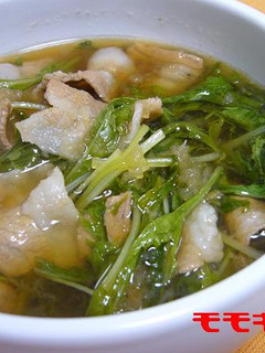 豚肉と水菜のみぞれスープ-レシピのメイン写真