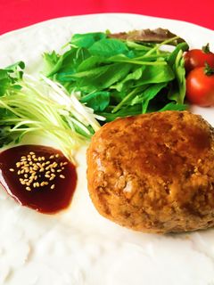 餃子の素で簡単!キャベツ入りハンバーグ♡-レシピのメイン写真