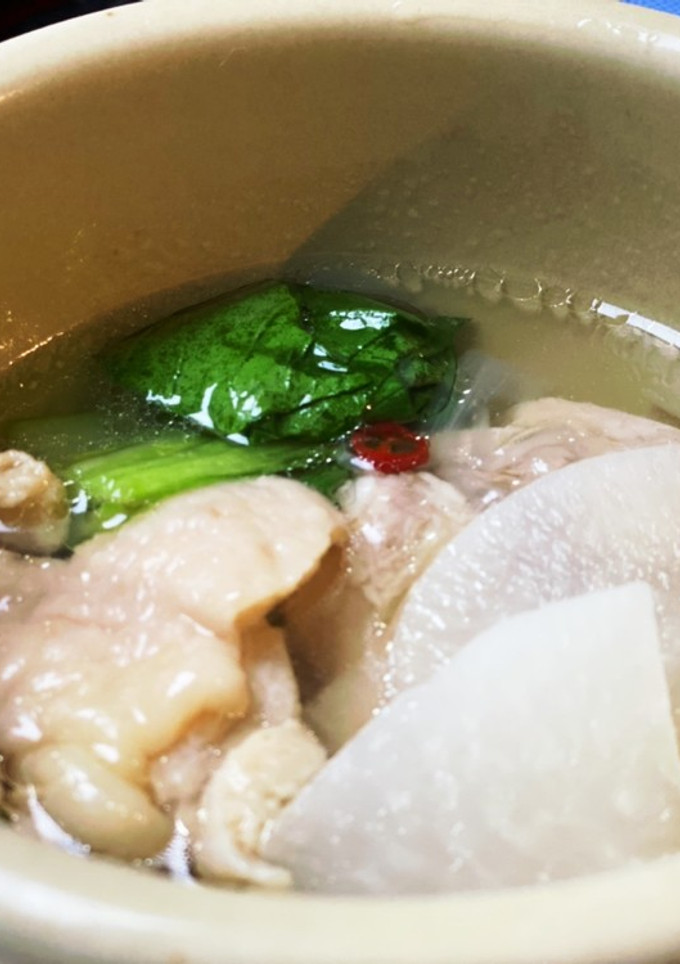 鶏肉大根と青梗菜のスープ♫-レシピのメイン写真