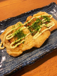 腹ペコ男子パクパク!油揚げの肉詰め焼き-レシピのメイン写真
