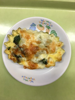 【保育園給食】ほうれん草のキッシュ-レシピのメイン写真