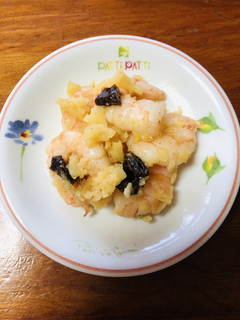 甘いおかず☆エビとりんご等のバター炒め-レシピのメイン写真