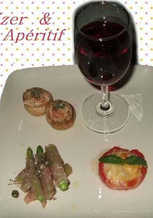 前菜(3種)＆食前酒(キール)-レシピのメイン写真