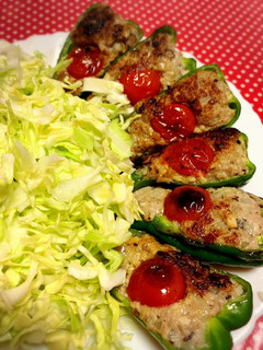 ピーマンの肉詰め-レシピのメイン写真