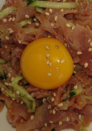カルディde生ハムユッケ-レシピのメイン写真