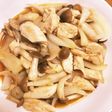 玉ねぎ鶏ささみとしめじのバター醤油炒め