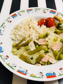 炊飯器で 青豆・いんげん 野菜の煮込み-レシピのメイン写真