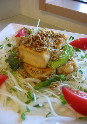 カリッと豆腐のサラダ♪-レシピのメイン写真