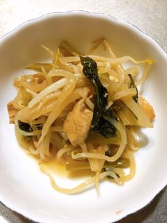 鳥ササミのモヤシ和え-レシピのメイン写真