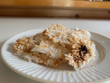 レンジでパリパリ♡残りご飯でえび煎餅