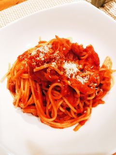 定番トマトソースパスタ-レシピのメイン写真