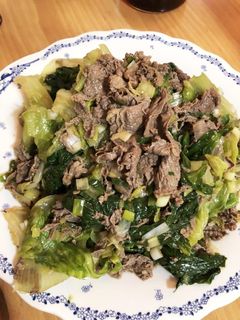 牛肉とレタスのオイスター風味-レシピのメイン写真