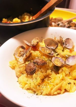 炊飯器でお手軽【パエリア】-レシピのメイン写真