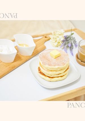 【薄力粉BPで】ふわふわパンケーキ-レシピのメイン写真