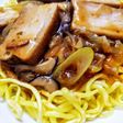 豚角煮のあんかけ焼きそば