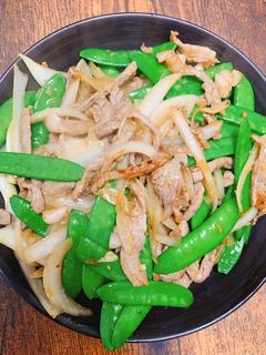牛肉と絹さやのオイスター炒め-レシピのメイン写真