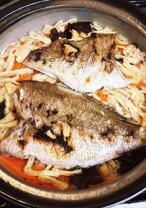 絶品！土鍋で松山鯛めし-レシピのメイン写真