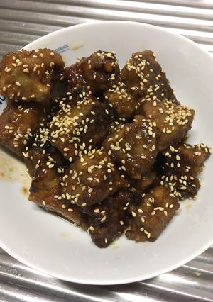 豚レバーの甘辛揚げ-レシピのメイン写真